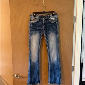 Rock Revival Blue Boot Cut Jeans Size 28